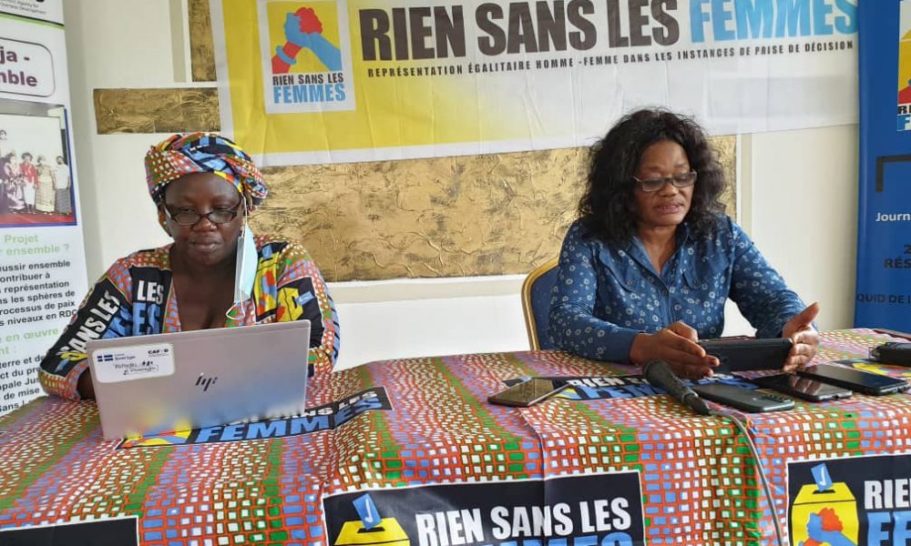 Me Annie Bambe (Rien Sans les Femmes):« 26,2% des femmes et jeunes ...
