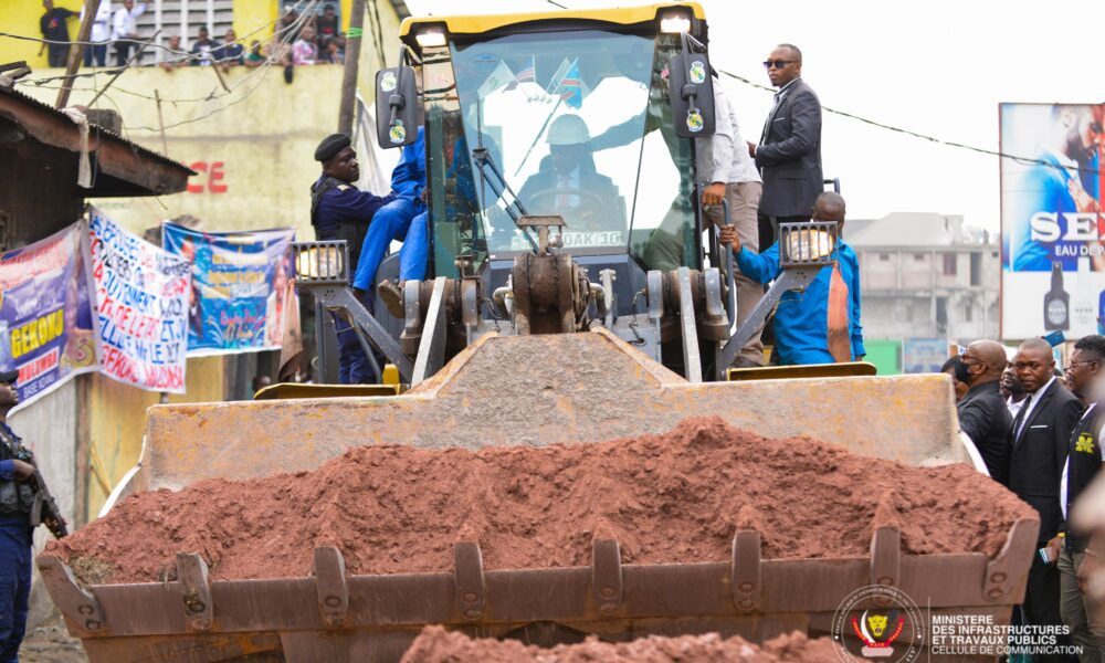 Infrastructure du ViceGouverneur Gecoco, Alexis Gisaro Ministre de l’ ITP lance