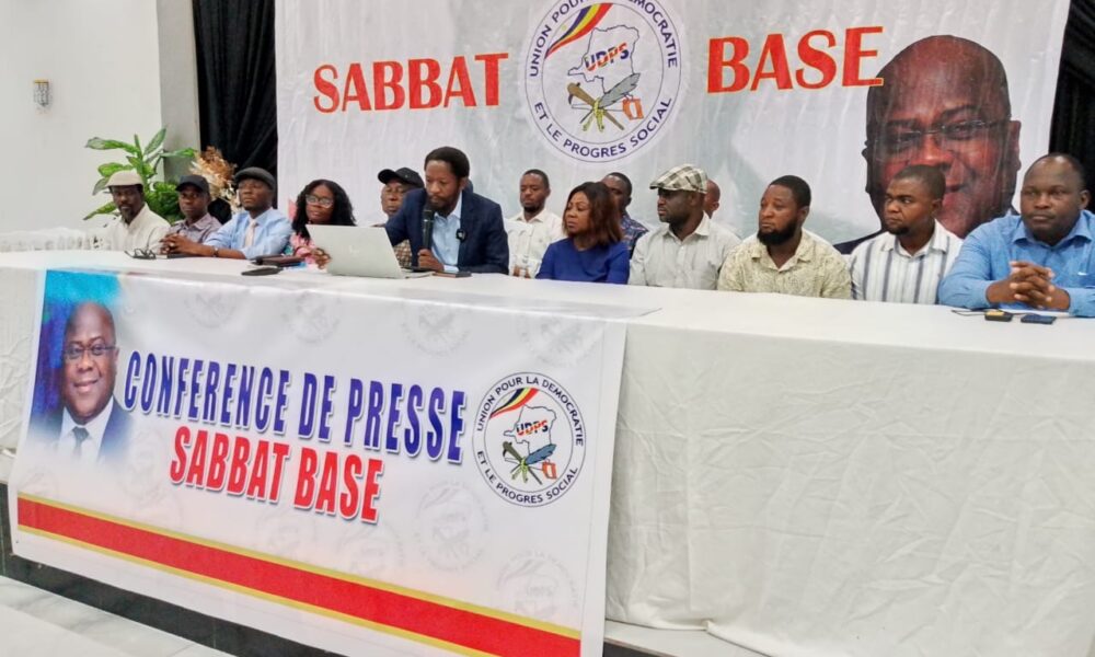UDPS : Sabbat Base prêche la réconciliation et réaffirme son